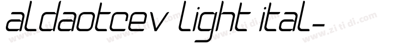 aldaotcev light ital字体转换 aldaotcev light ital字体转换